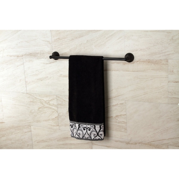 24Inch Towel Bar, Matte Black